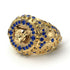 Sapphire Puma Gold Men's Fashion Ring - Santiago No. 13