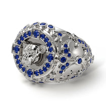 Sapphire Puma Gold Men's Fashion Ring - Santiago No. 15 image 1