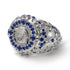 Sapphire Raven Gold Men's Fashion Ring - Nolan No. 15 image 1
