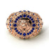 Sapphire Tiger Gold Men's Fashion Ring - Landon No. 14 image 3