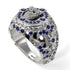 Sapphire Wolf Gold Men's Fashion Ring - Eli No. 15