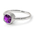 Solitaire Bezel Amethyst Ring - Emerson No. 303