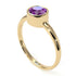 Solitaire Bezel Amethyst Ring - Emerson No. 301