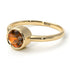 Solitaire Bezel Brown Diamond Ring - Emerson No. 1101 image 3