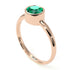 Solitaire Bezel Emerald Ring - Emerson No. 5
