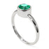 Solitaire Bezel Emerald Ring - Emerson No. 6