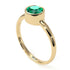 Solitaire Bezel Emerald Ring - Emerson No. 4