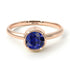 Solitaire Bezel Sapphire Ring - Emerson No. 14