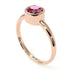 Solitaire Bezel Ruby Ring - Emerson No. 11