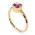 Solitaire Bezel Ruby Ring - Emerson No. 10
