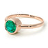 Solitaire Bezel Emerald Ring - Emerson No. 5