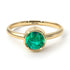 Solitaire Bezel Emerald Ring - Emerson No. 4