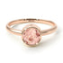 Solitaire Bezel Morganite Ring - Emerson No. 902 image 1
