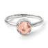 Solitaire Bezel Morganite Ring - Emerson No. 903 image 1