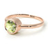 Solitaire Bezel Peridot Ring - Emerson No. 702