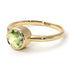 Solitaire Bezel Peridot Ring - Emerson No. 701