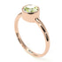 Solitaire Bezel Peridot Ring - Emerson No. 702