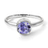 Solitaire Bezel Tanzanite Ring - Emerson No. 203