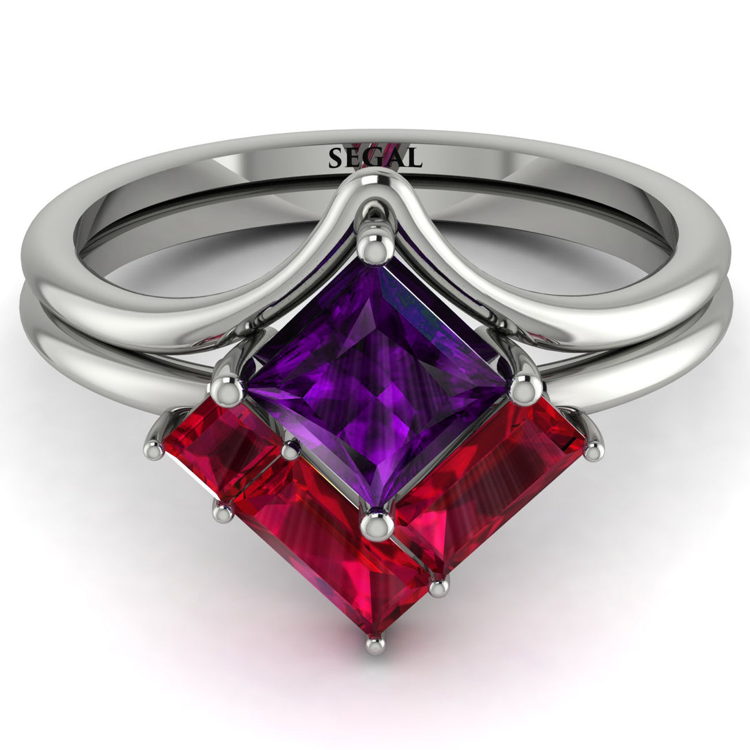 Stacking Princess Amethyst Ring - Elise No. 312