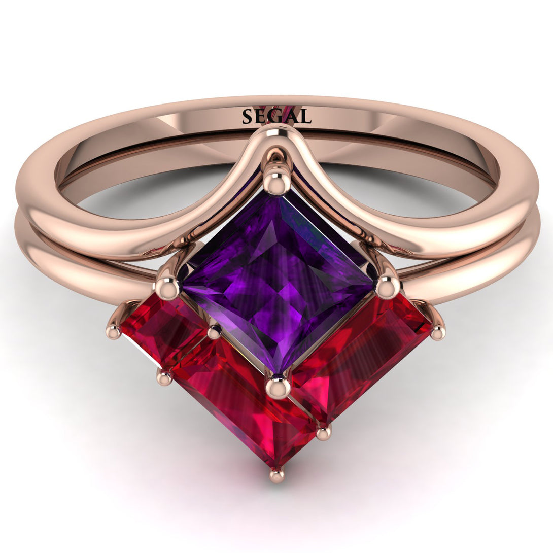 Stacking Princess Amethyst Ring - Elise No. 311