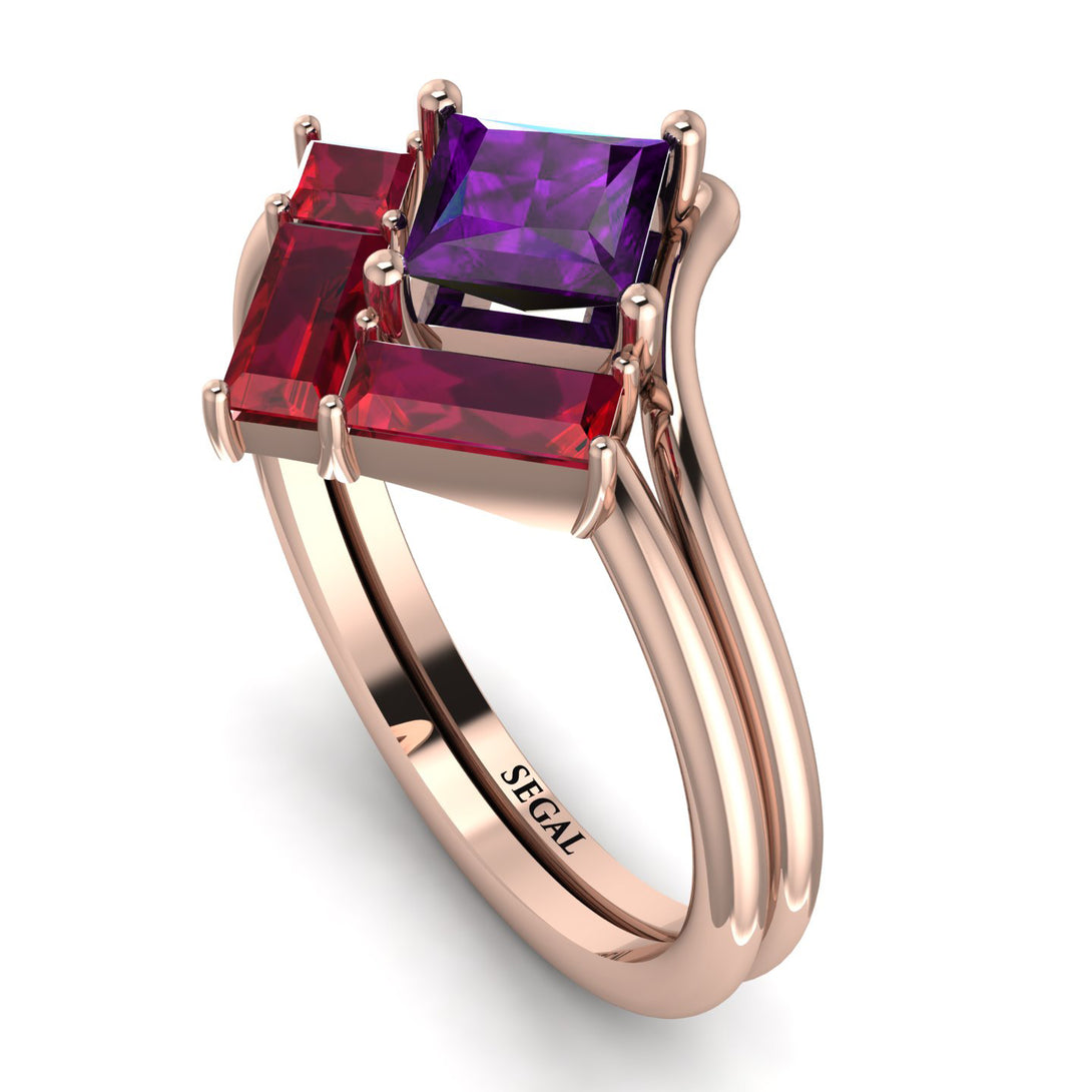 Stacking Princess Amethyst Ring - Elise No. 311