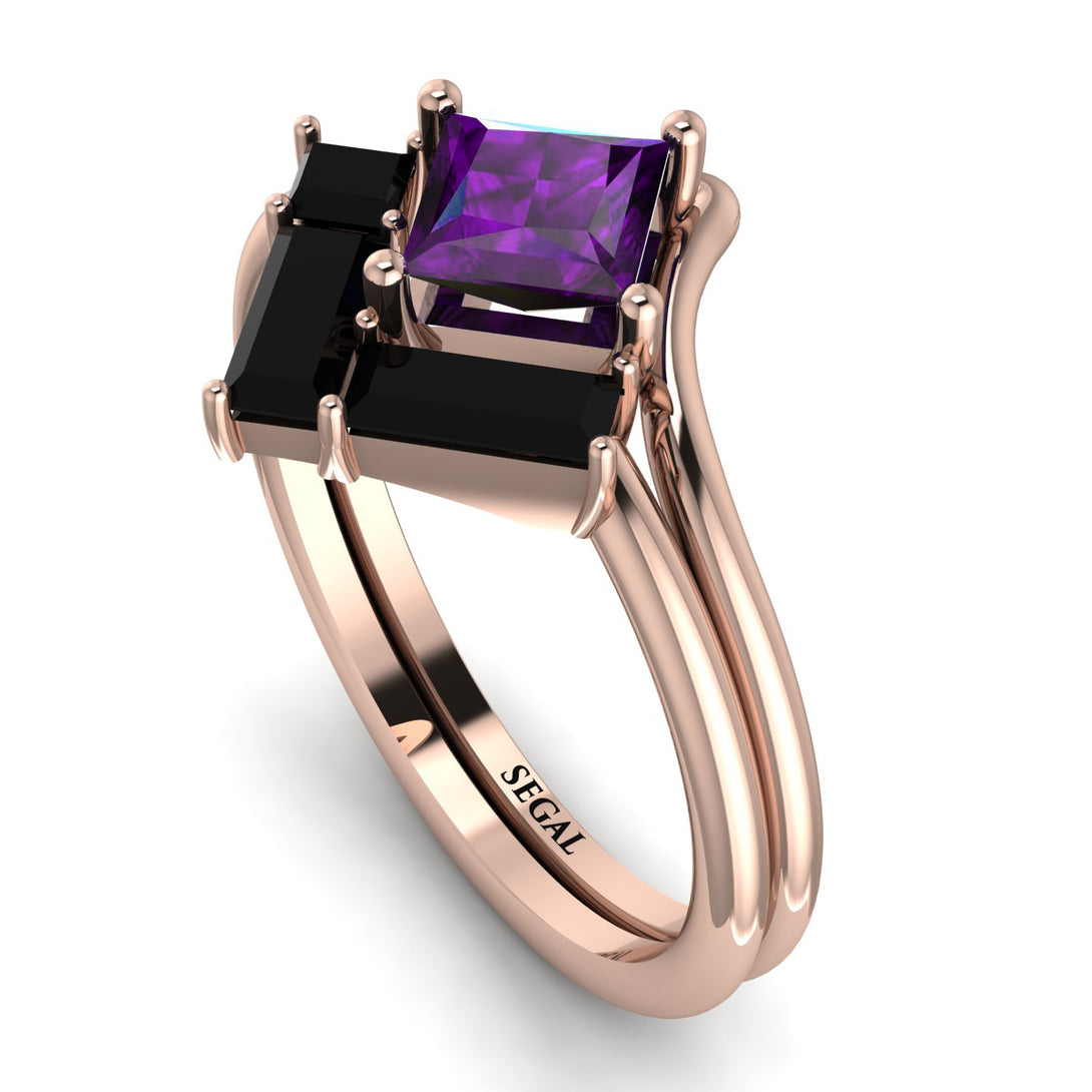 Stacking Princess Amethyst Ring - Elise No. 308