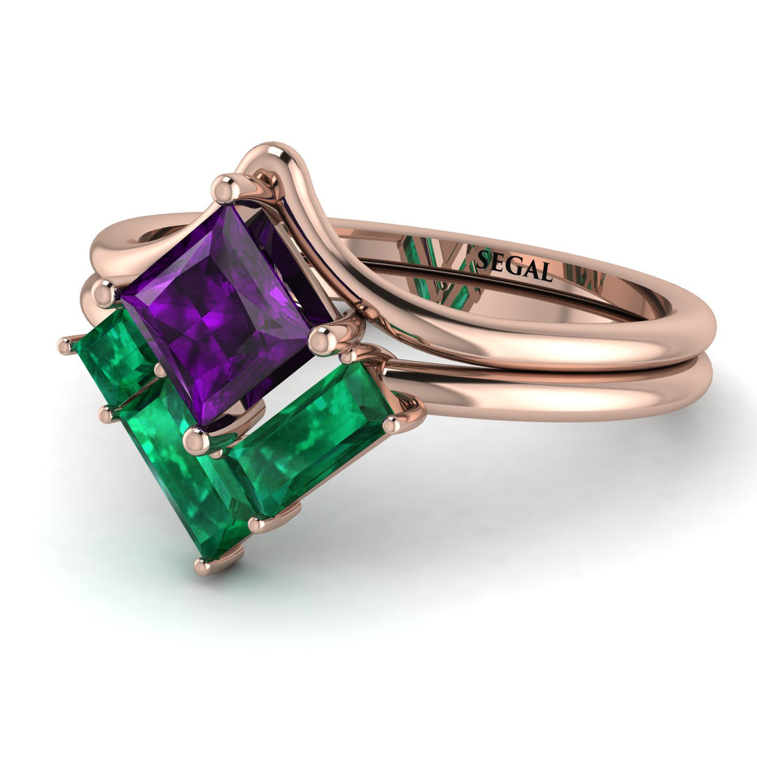 Stacking Princess Amethyst Ring - Elise No. 305