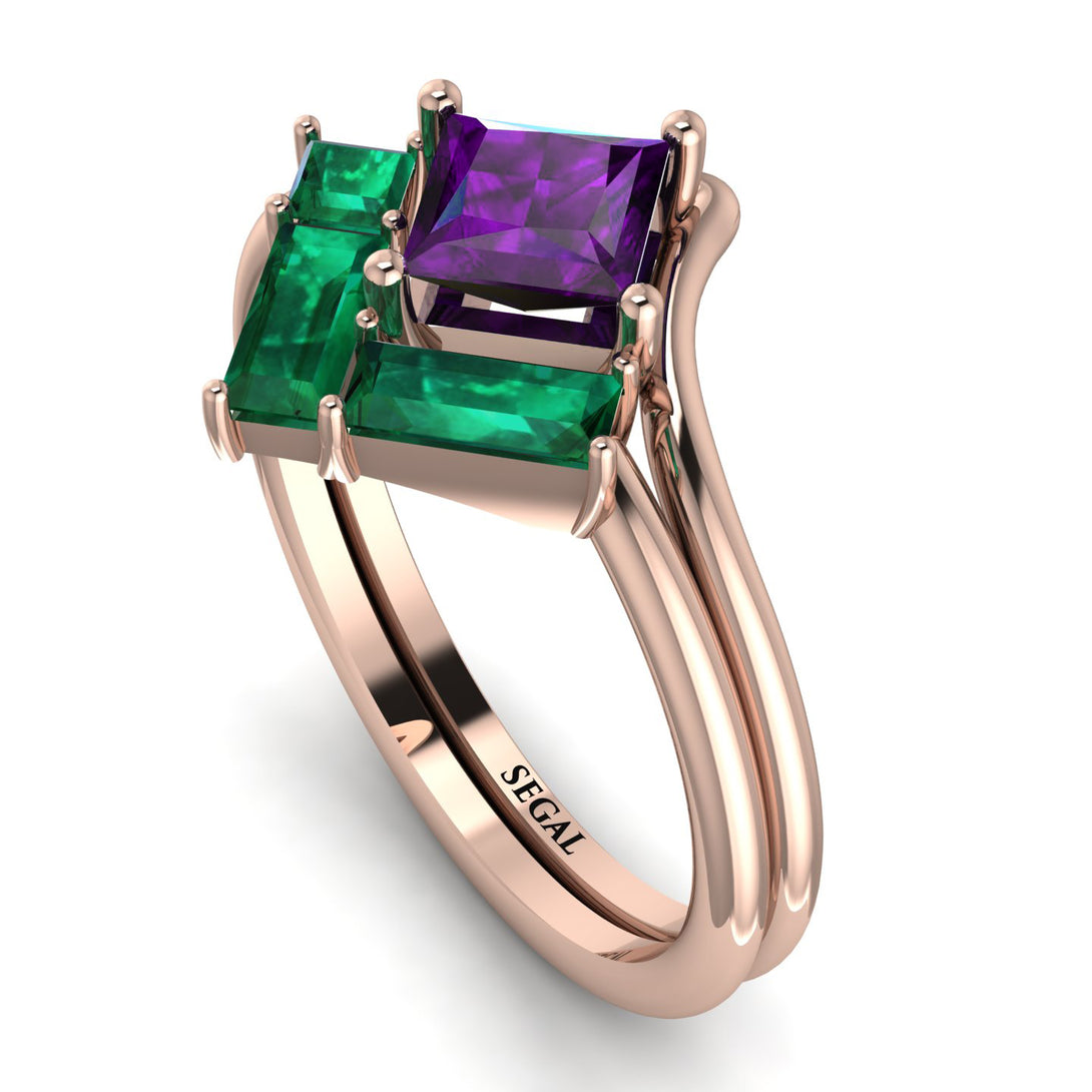Stacking Princess Amethyst Ring - Elise No. 305