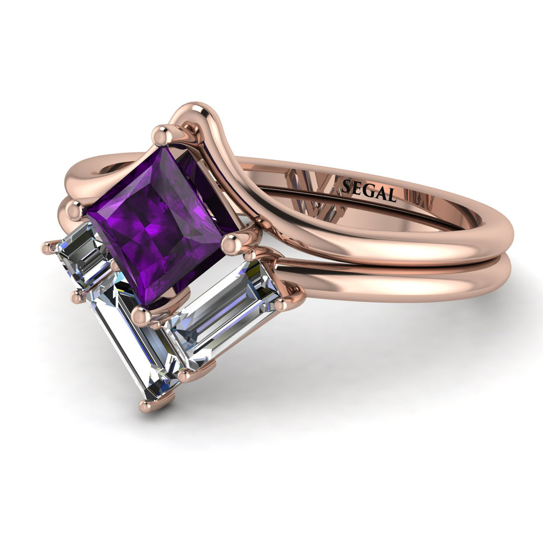 Stacking Princess Amethyst Ring - Elise No. 302