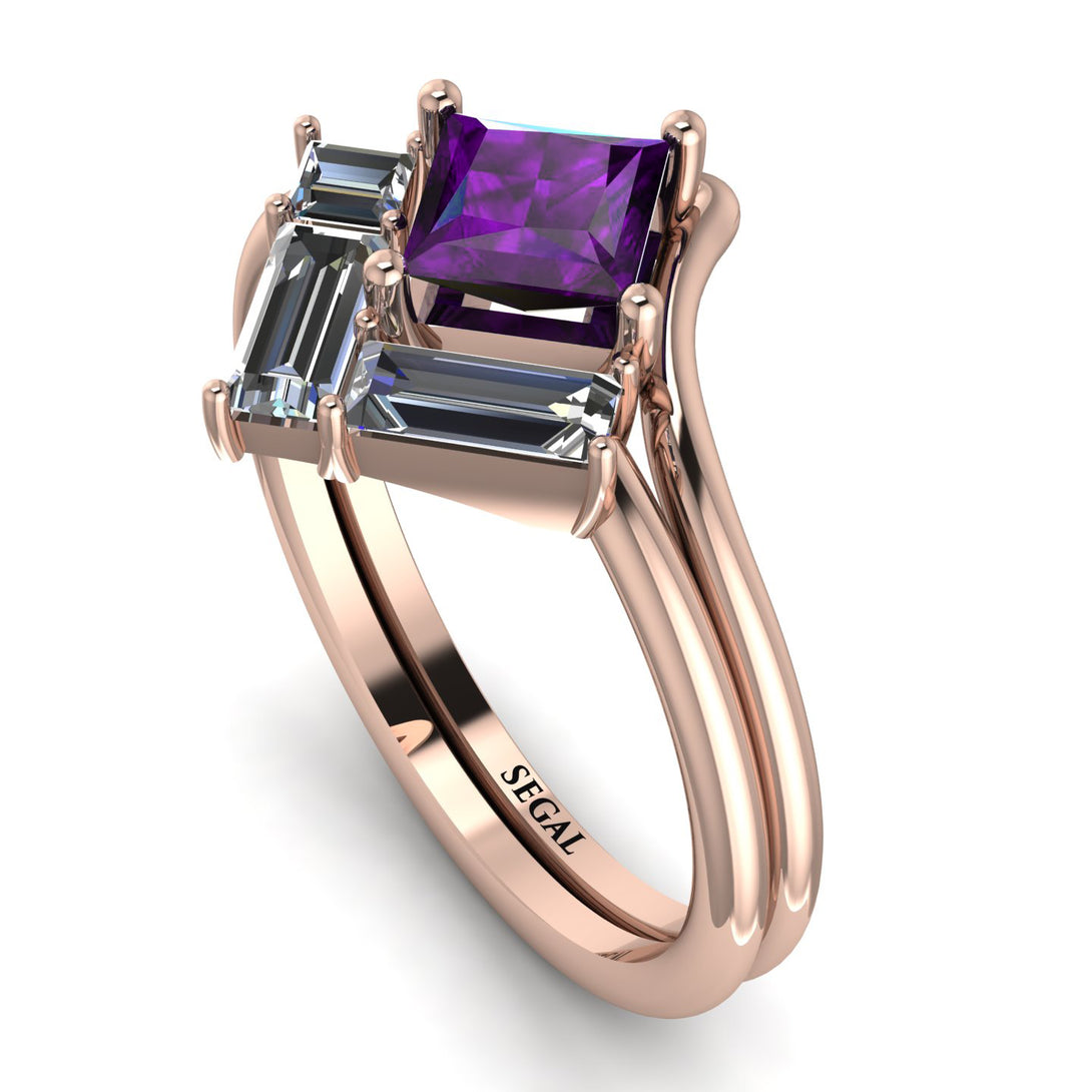 Stacking Princess Amethyst Ring - Elise No. 302