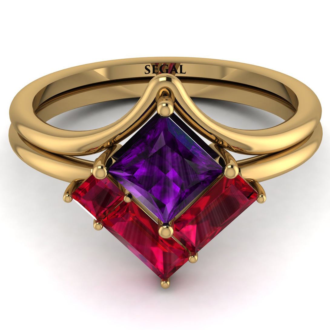 Stacking Princess Amethyst Ring - Elise No. 310