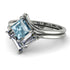 Stacking Princess Aquamarine Ring - Elise No. 403