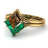 Stacking Princess Brown Diamond Ring - Elise No. 1104 image 3