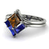 Stacking Princess Brown Diamond Ring - Elise No. 1115 image 3
