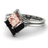 Stacking Princess Morganite Ring - Elise No. 909 image 3