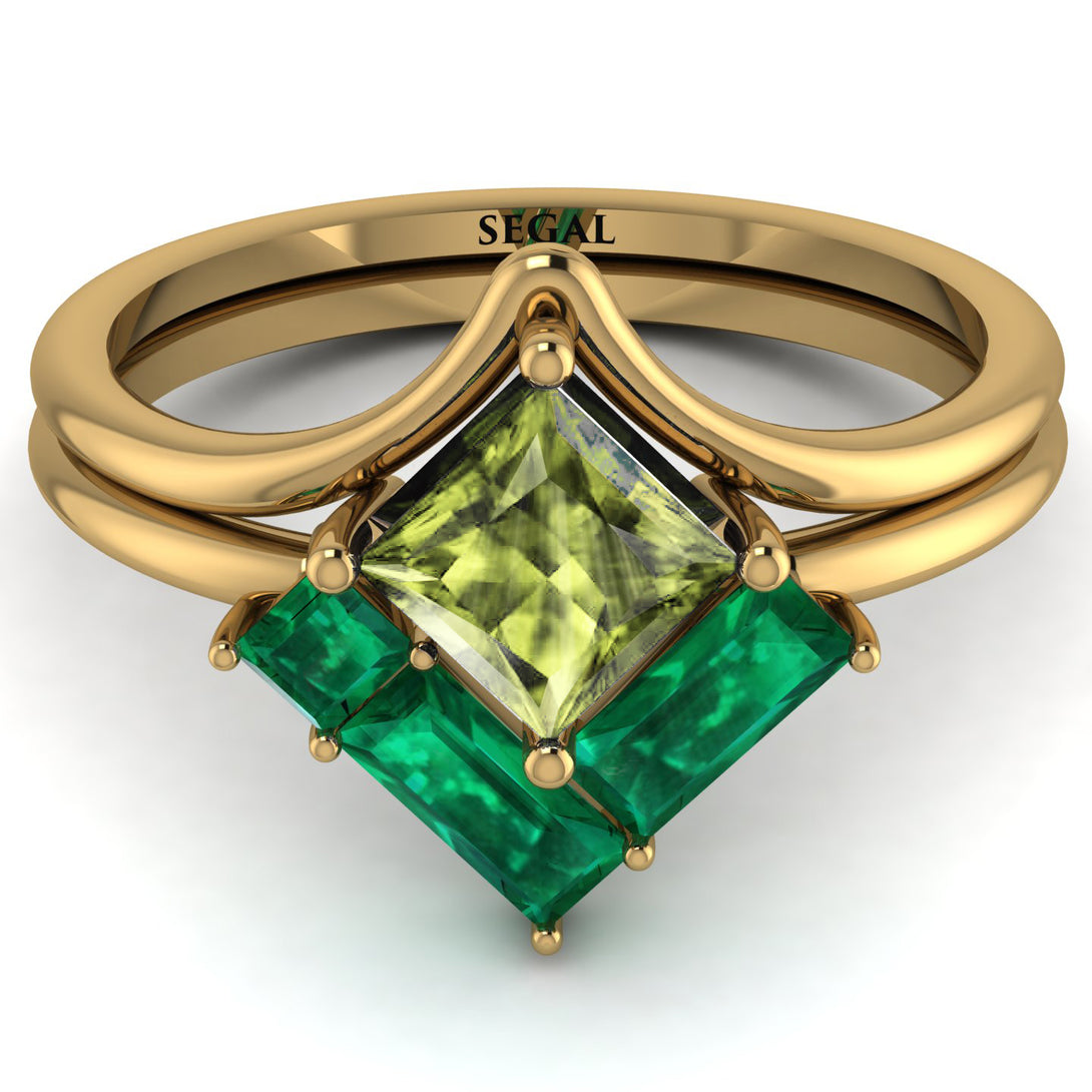 Stacking Princess Peridot Ring - Elise No. 704