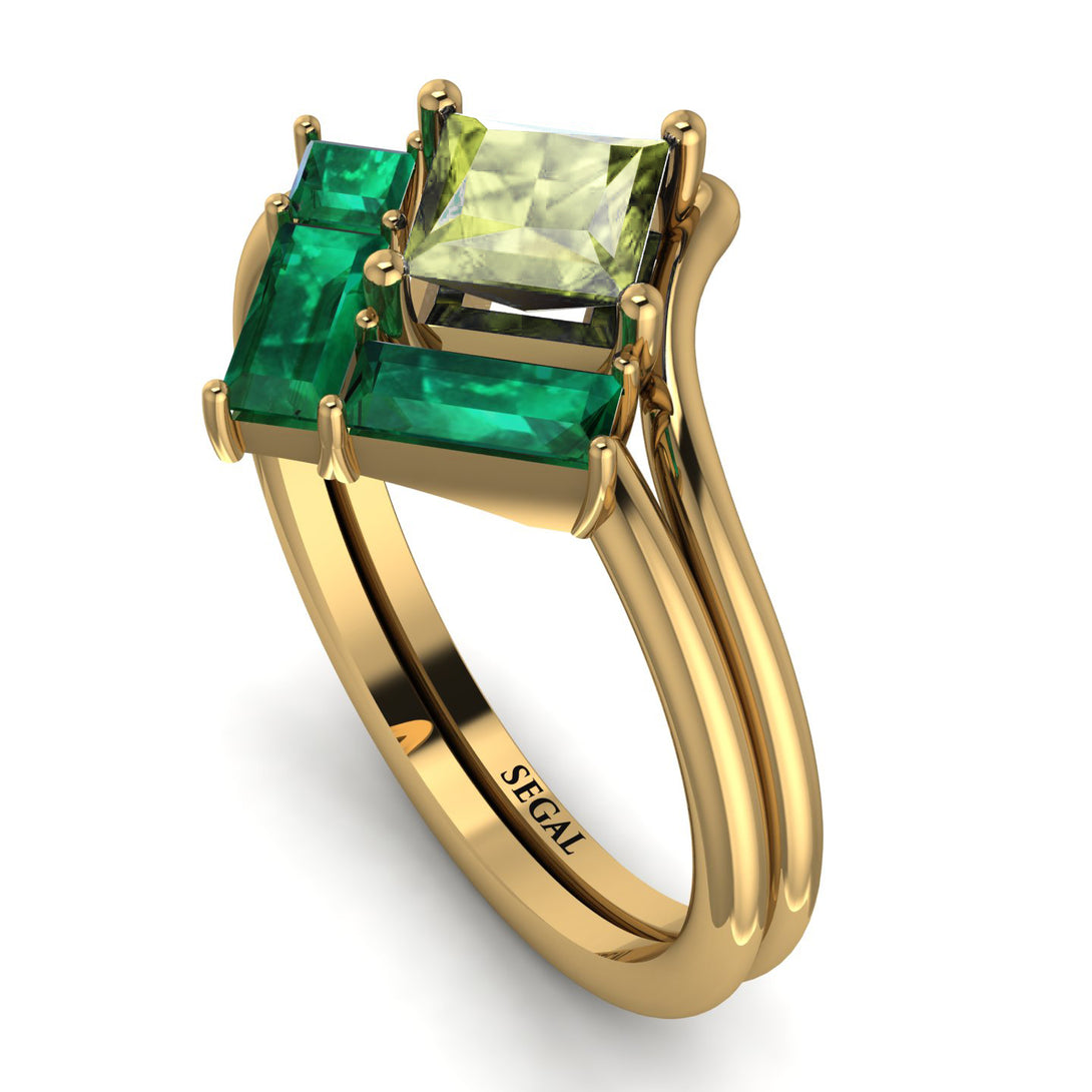 Stacking Princess Peridot Ring - Elise No. 704