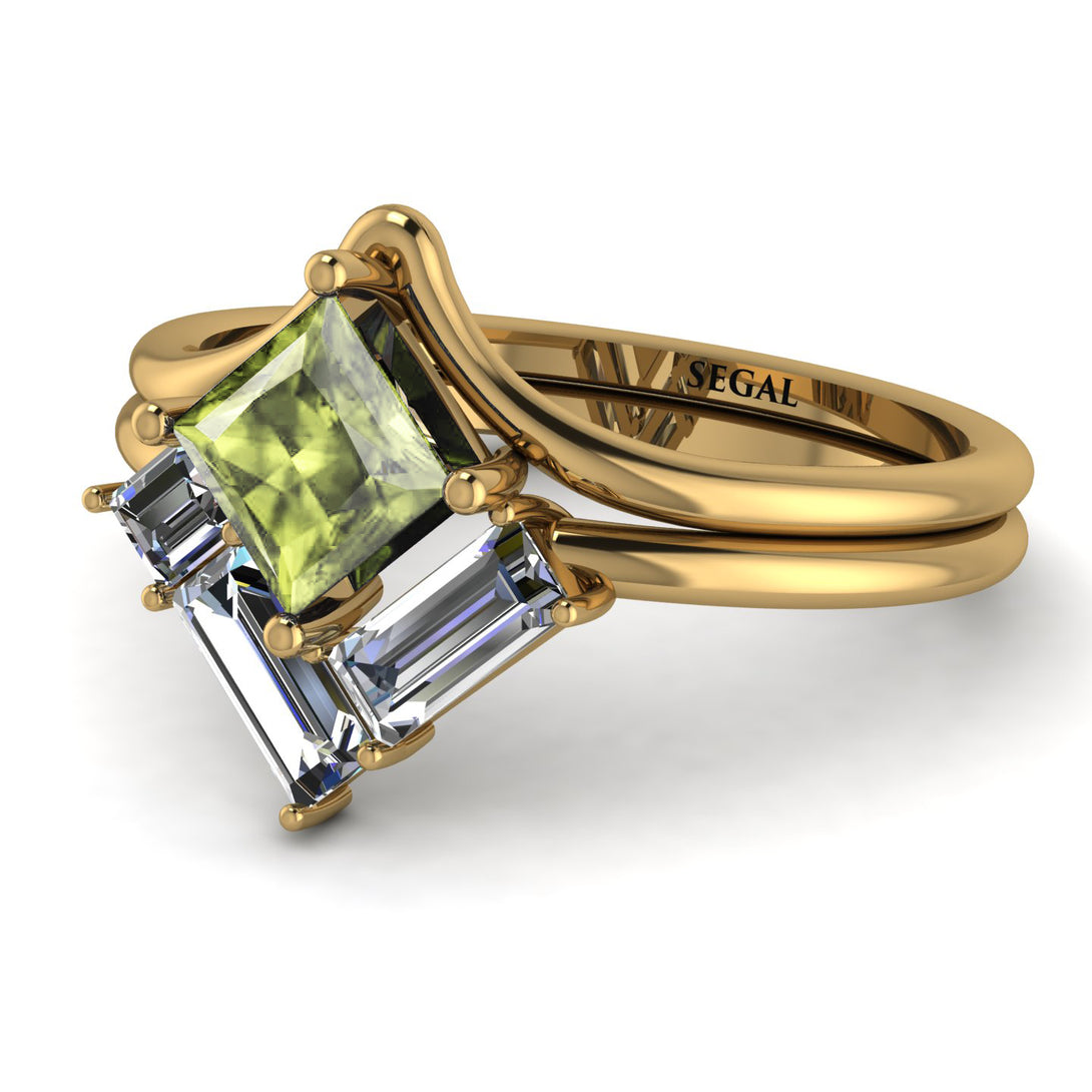 Stacking Princess Peridot Ring - Elise No. 701