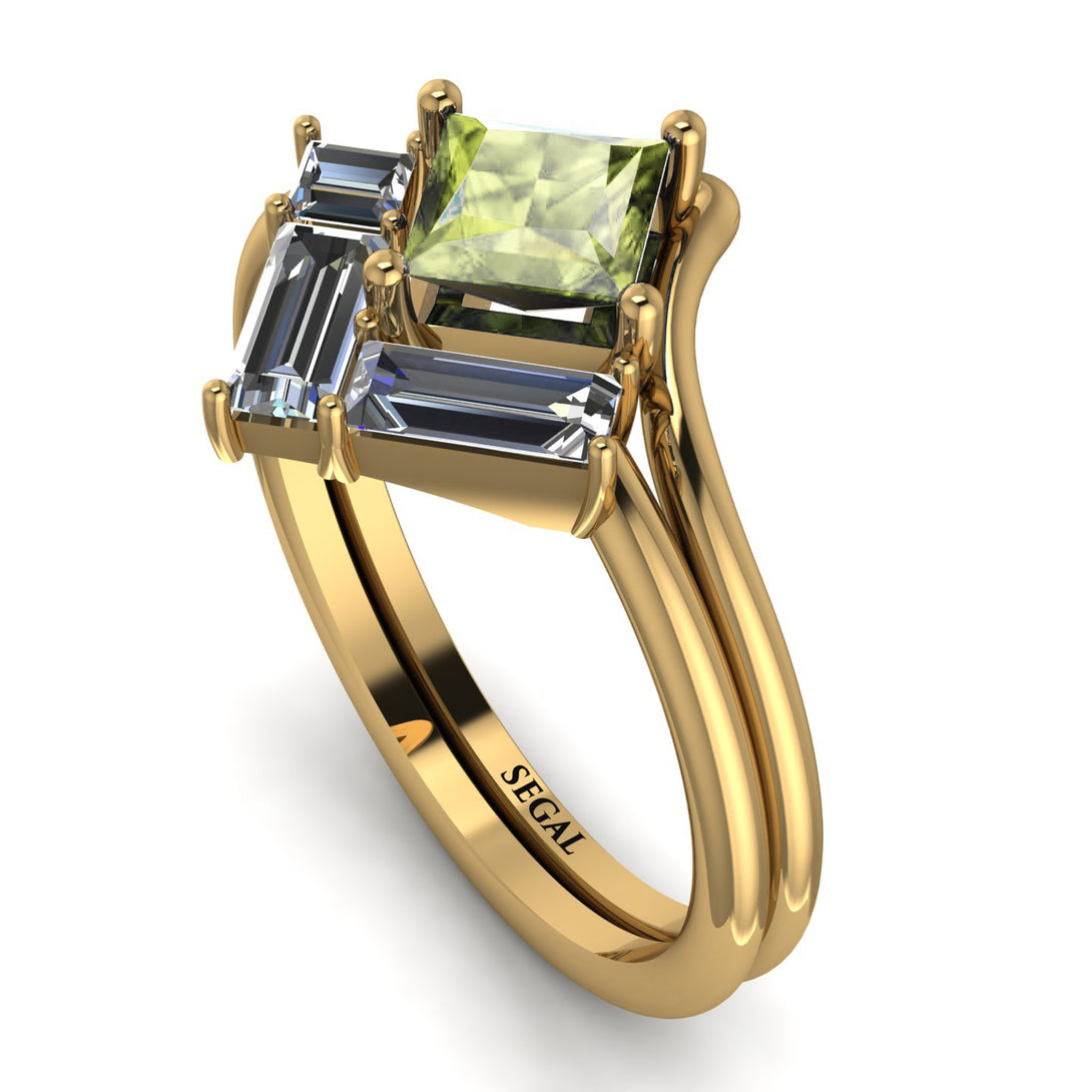 Stacking Princess Peridot Ring - Elise No. 701