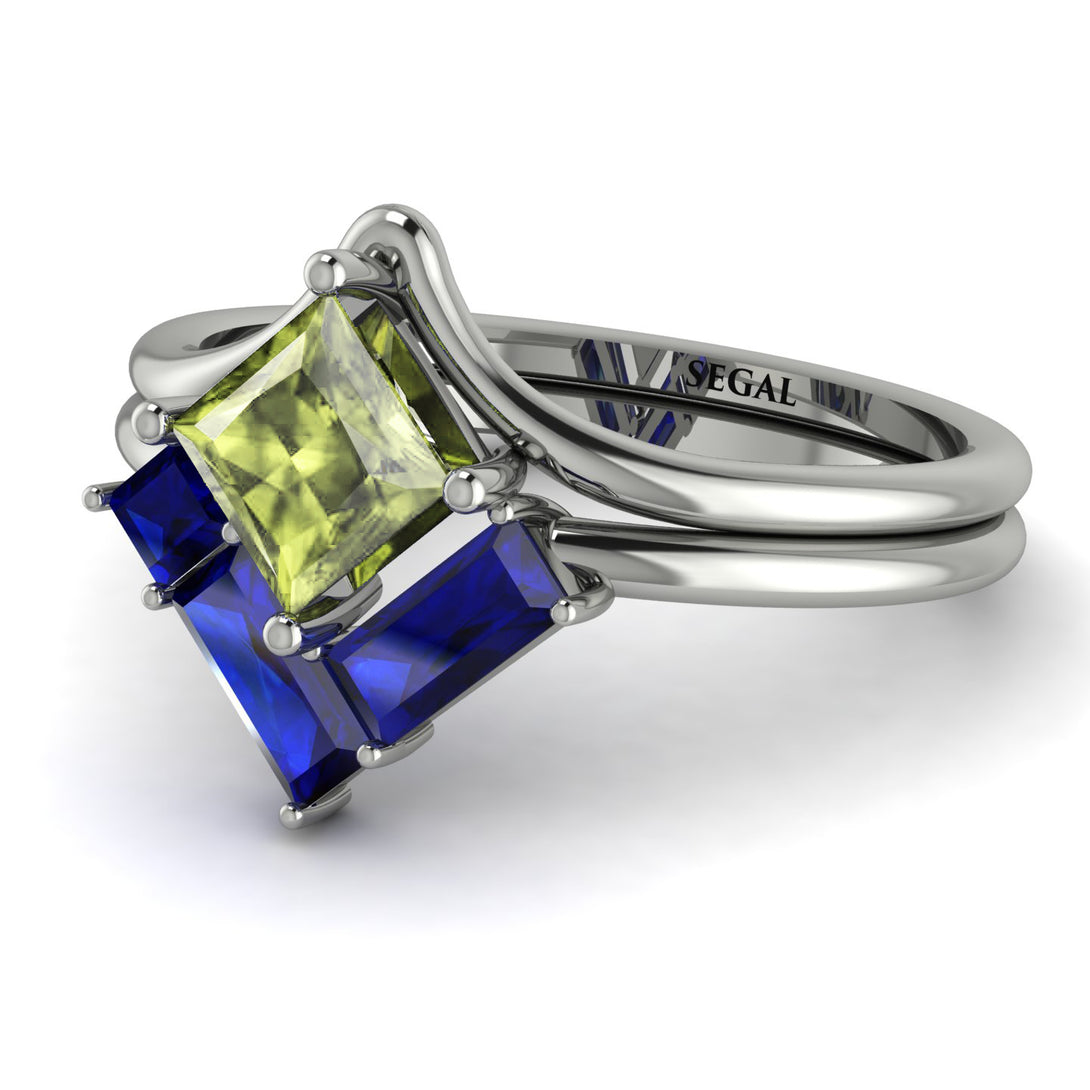 Stacking Princess Peridot Ring - Elise No. 715