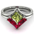Stacking Princess Peridot Ring - Elise No. 712