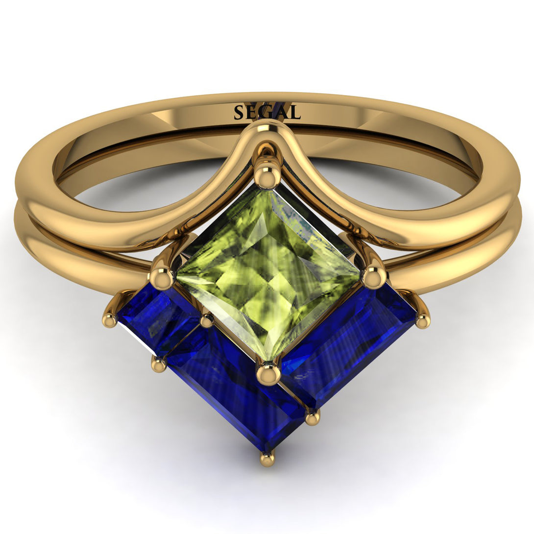 Stacking Princess Peridot Ring - Elise No. 713