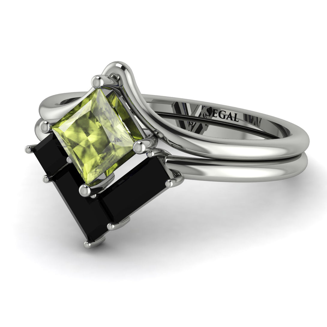 Stacking Princess Peridot Ring - Elise No. 709
