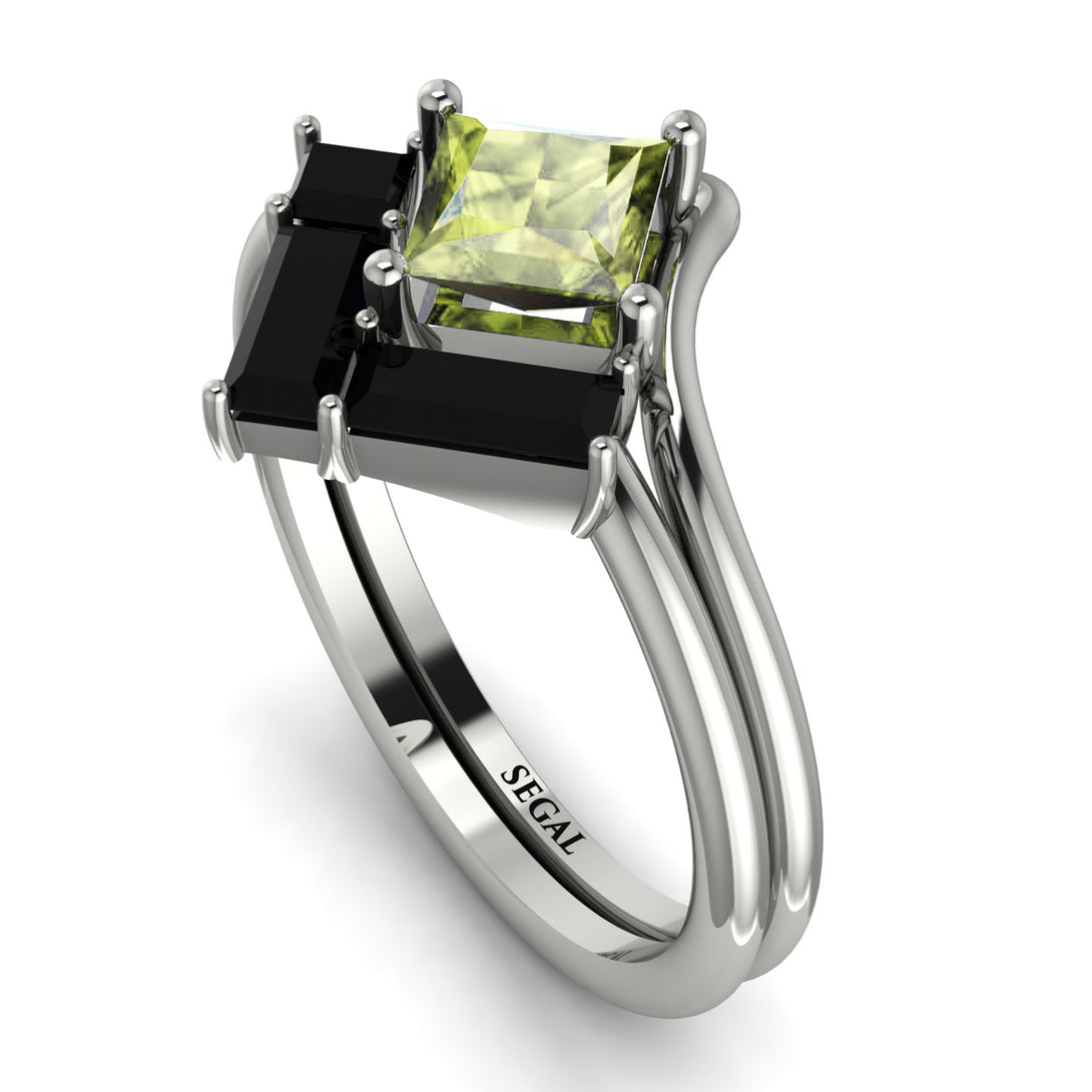 Stacking Princess Peridot Ring - Elise No. 709