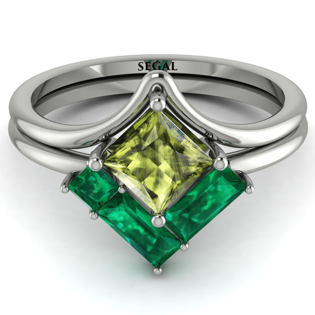Stacking Princess Peridot Ring - Elise No. 706