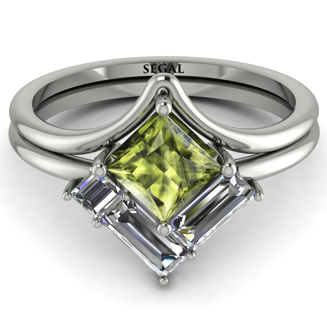 Stacking Princess Peridot Ring - Elise No. 703