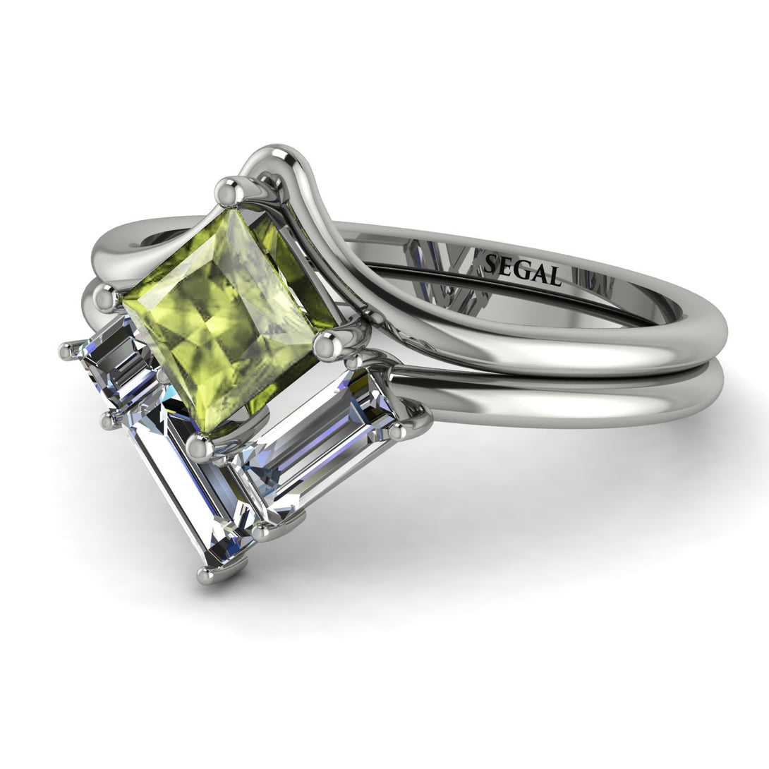 Stacking Princess Peridot Ring - Elise No. 703