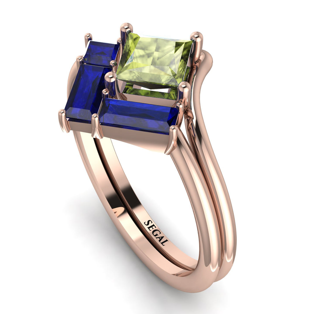Stacking Princess Peridot Ring - Elise No. 714