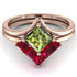 Stacking Princess Peridot Ring - Elise No. 711