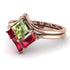 Stacking Princess Peridot Ring - Elise No. 711